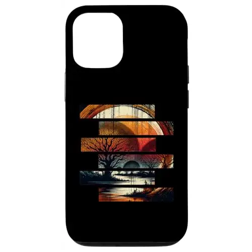 Mystic Twilight Silhouette Embraces Dusk Case (iPhone