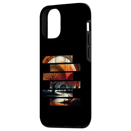 Mystic Twilight Silhouette Embraces Dusk Case (iPhone