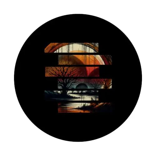 Mystic Twilight Silhouette Embraces Dusk PopSockets