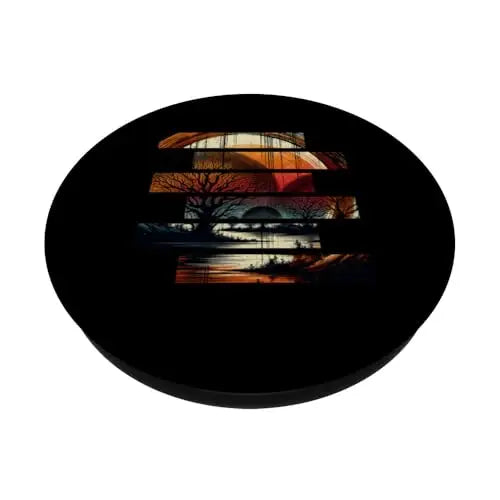 Mystic Twilight Silhouette Embraces Dusk PopSockets