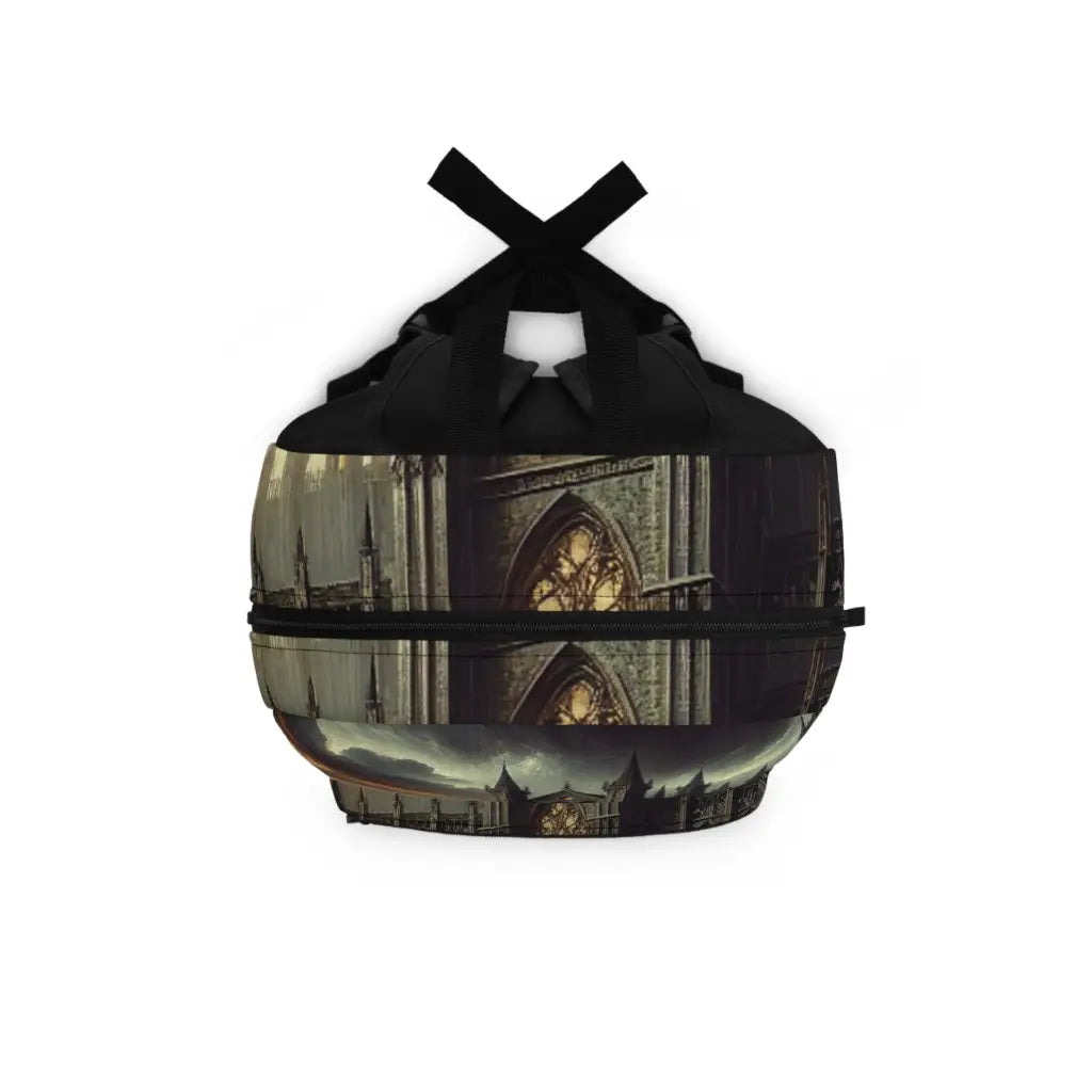 Mystical Castle at Dusk Backpack One size Bags