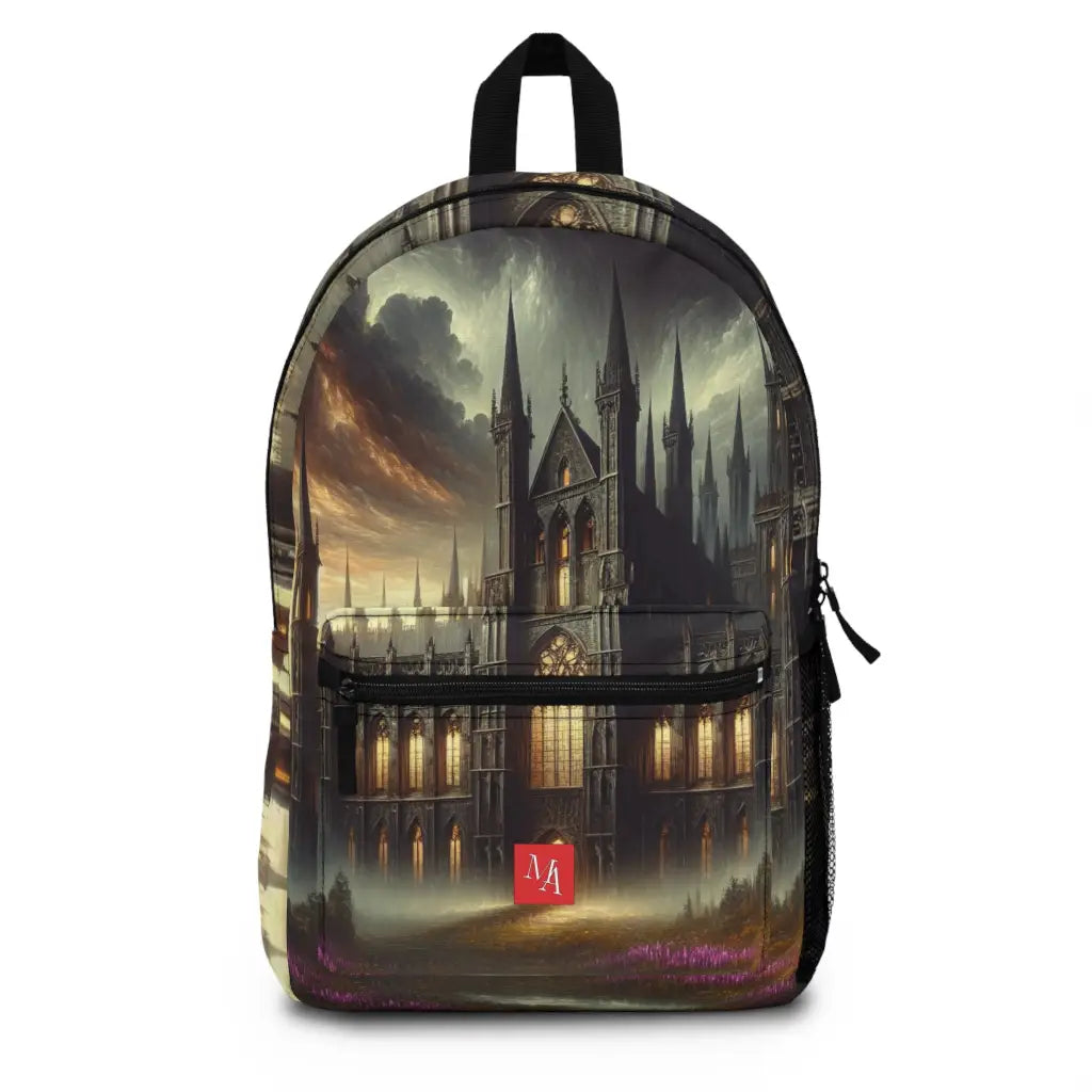 Mystical Castle at Dusk Backpack One size Bags