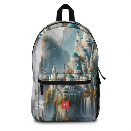 Mystical Citadel by the Cascades Backpack One size Bags
