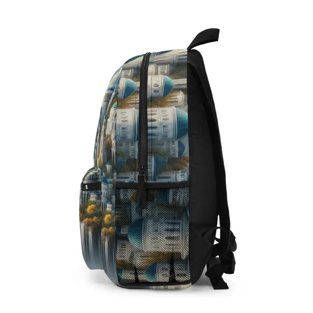 Mystical Citadel by the Cascades Backpack One size Bags