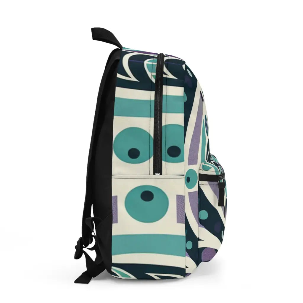 Mystical Creature in Abstract Design - Backpack - One size