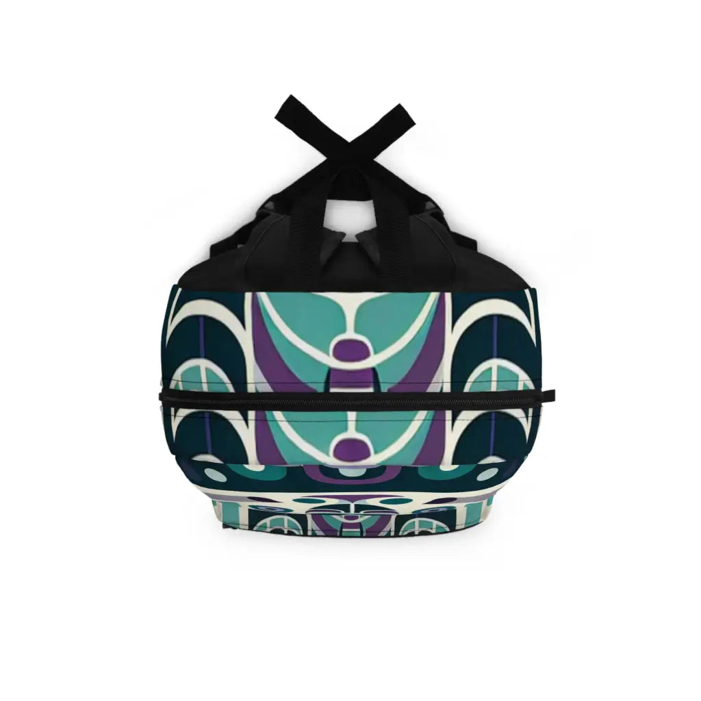 Mystical Creature in Abstract Design - Backpack - One size