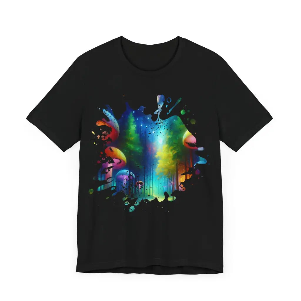Mystical Fungi Forest Fantasy Jersey Short Sleeve Tee T