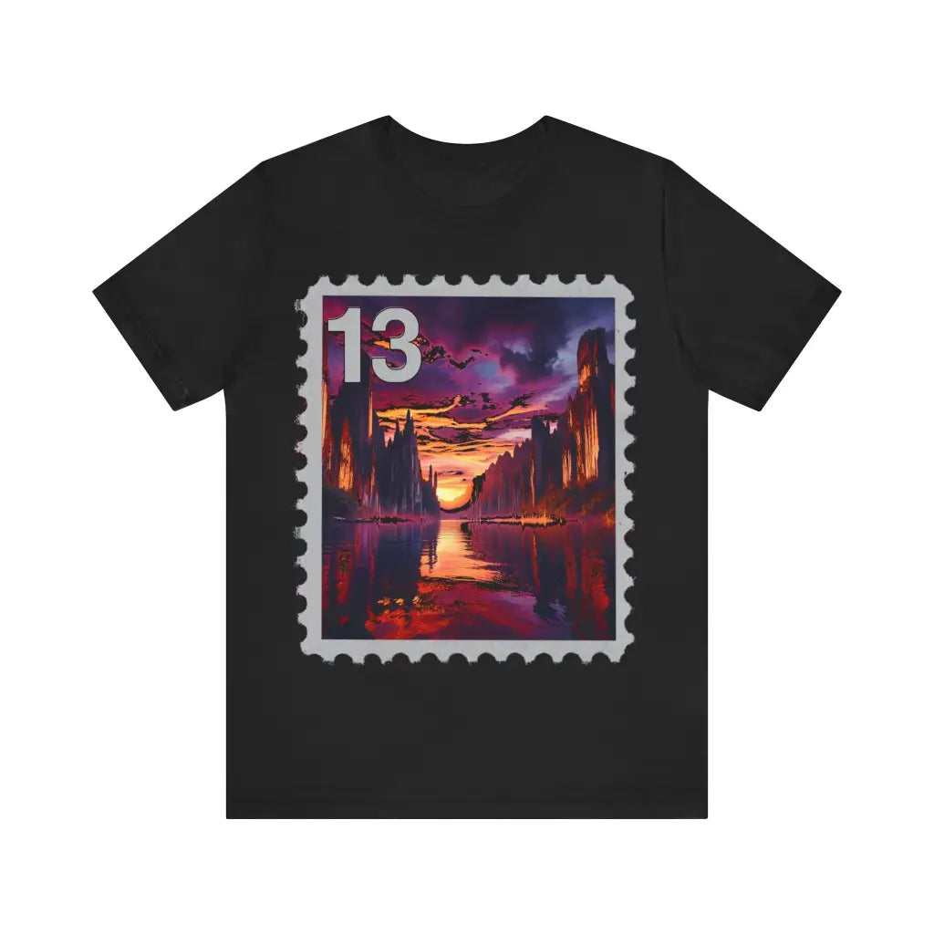 Mystical Landscape Reflections Jersey Short Sleeve Tee