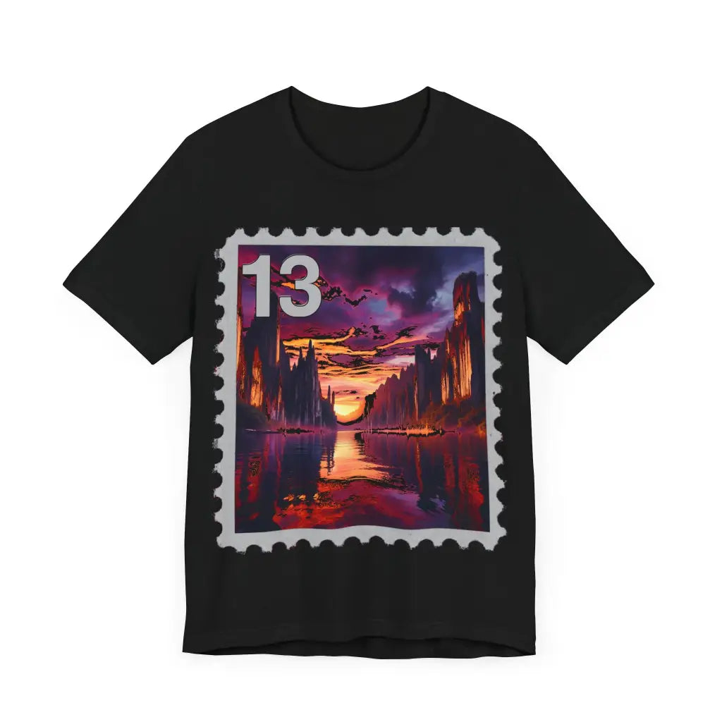 Mystical Landscape Reflections Jersey Short Sleeve Tee T