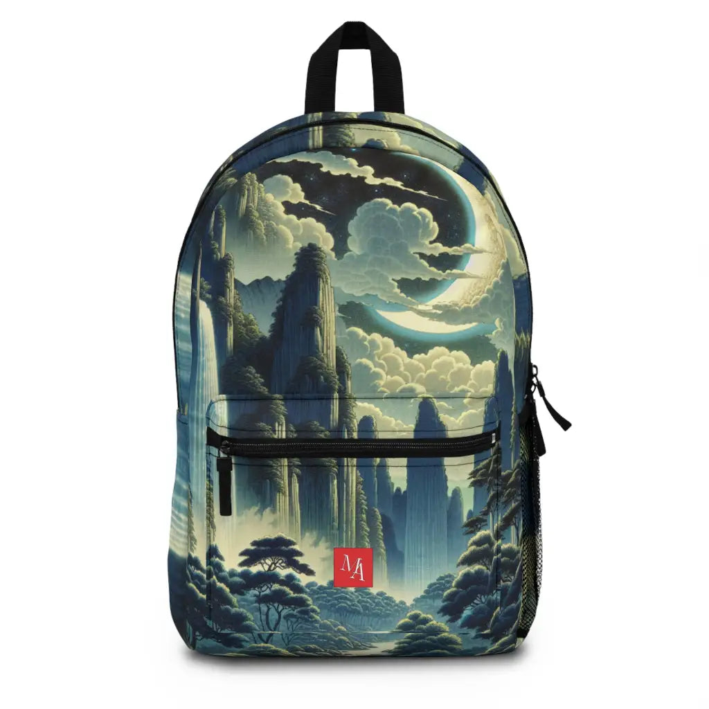 Mystical Moonlit Cascade Backpack One size Bags