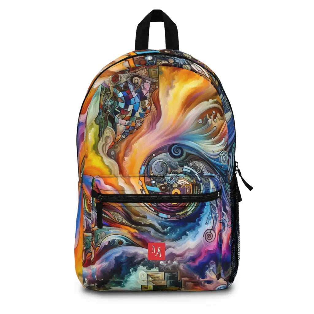 Mystical Swirls of Chaos Backpack One size Bags