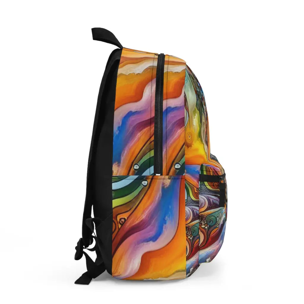Mystical Swirls of Chaos Backpack One size Bags