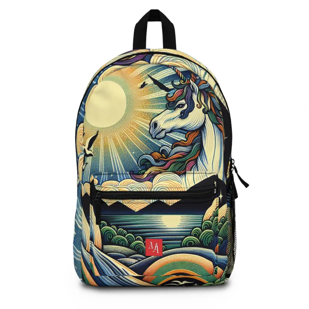 Mystical Unicorn Oasis Backpack One size Bags