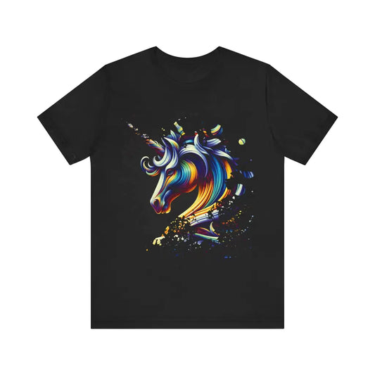 Mythical Spectrum Mane - Jersey Short Sleeve Tee - Black