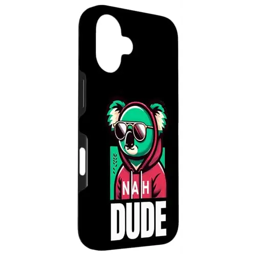 Nah Dude: Chill Koala Vibes Case (iPhone Select Model)