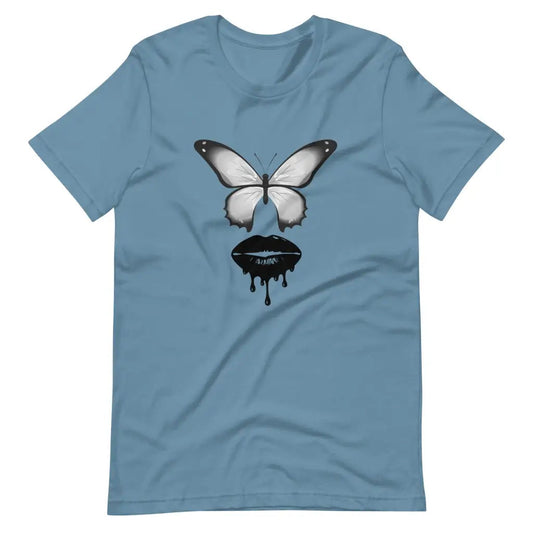Nature’s Beauty butterfly #1 - Steel Blue / S - T-Shirt