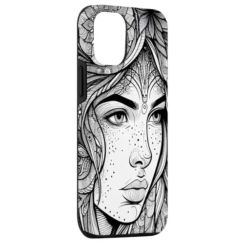 Nature’s Elegance: Mother Nature in Black and White Case