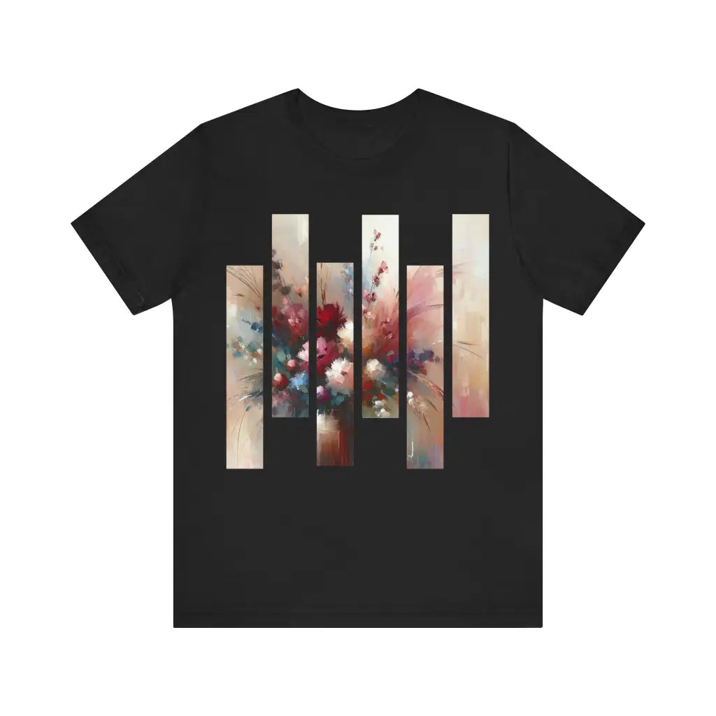 Natures Vibrance in Vertical Art Jersey Short Sleeve Tee