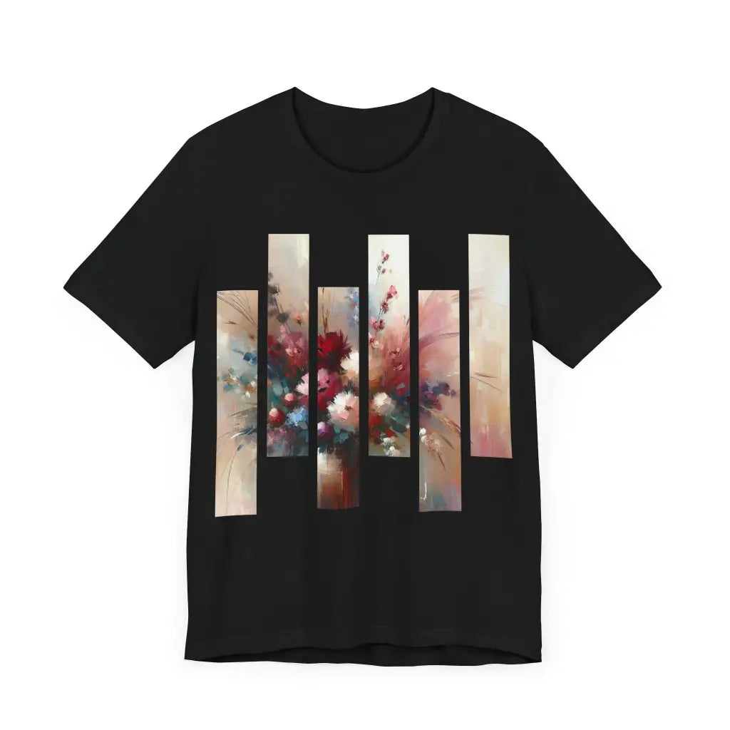 Natures Vibrance in Vertical Art Jersey Short Sleeve Tee T
