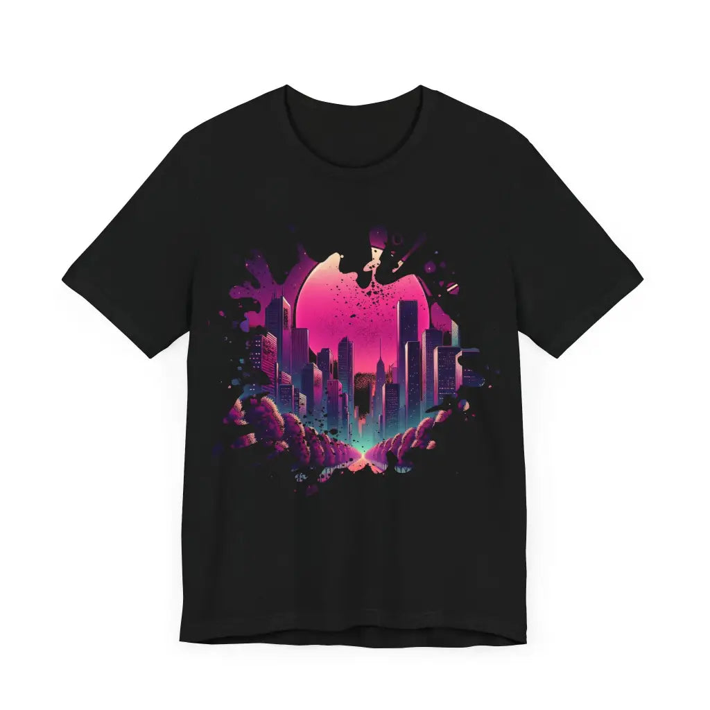 Neon Boulevard Glide - Jersey Short Sleeve Tee - T-Shirt