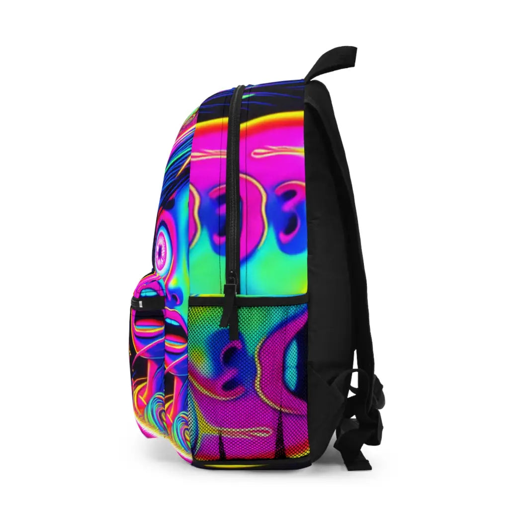 Neon Burst Fantasy Backpack One size Bags