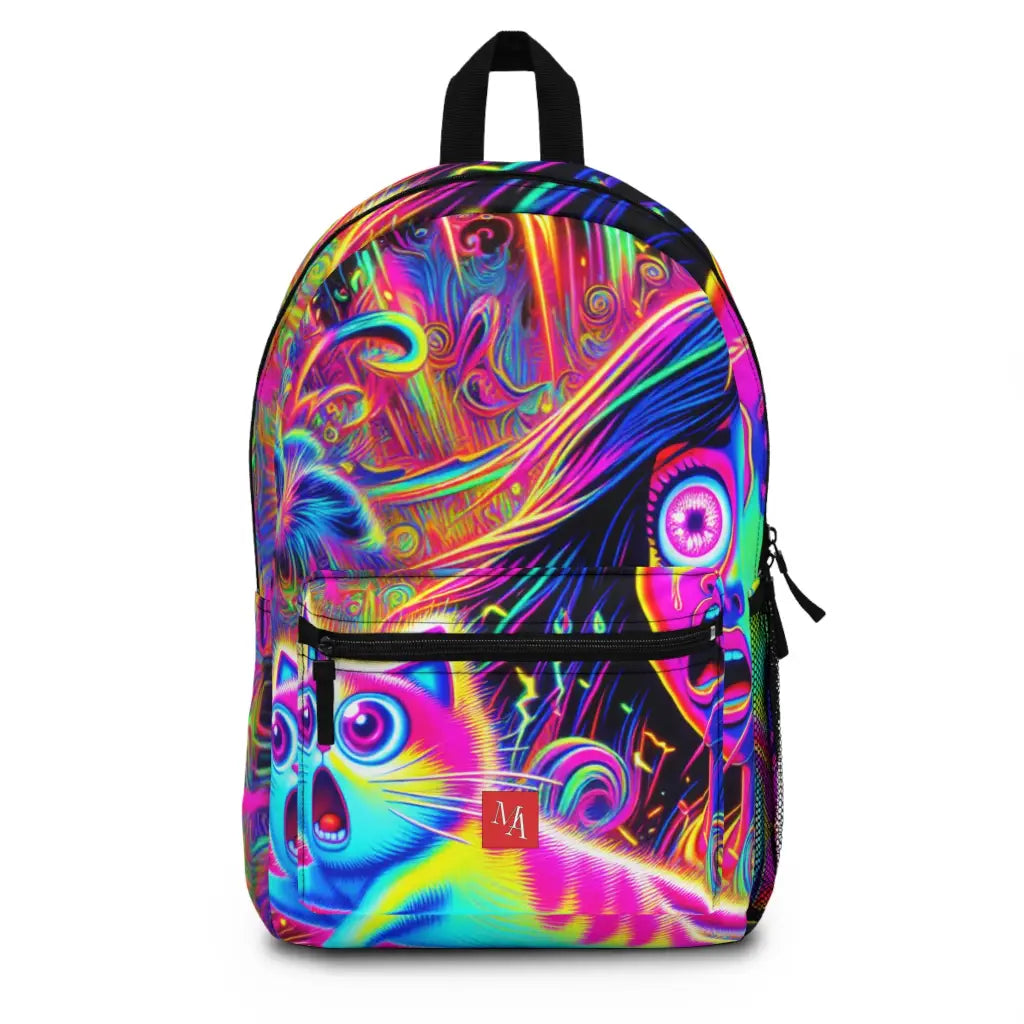 Neon Burst Fantasy Backpack One size Bags