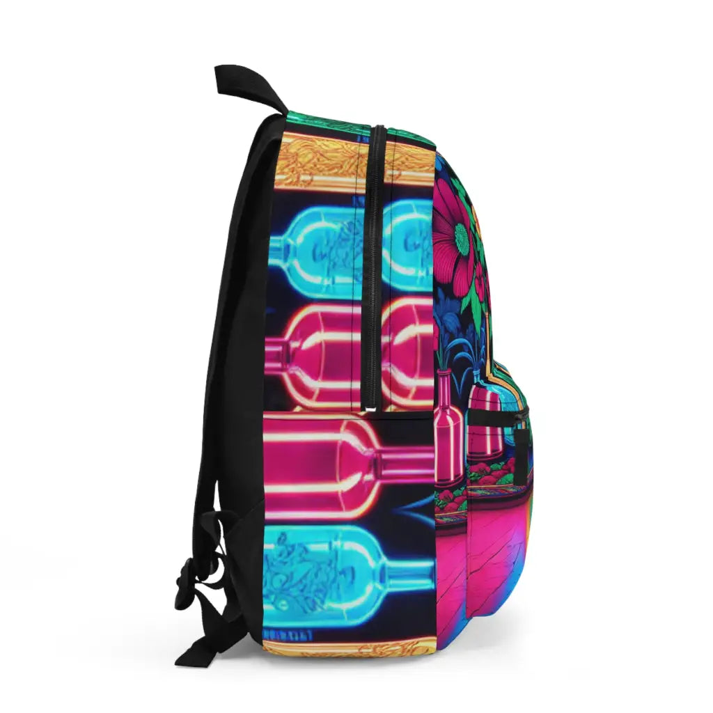 Neon Reflections of Nature Backpack One size Bags