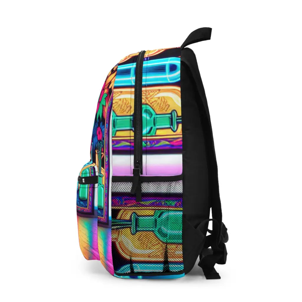 Neon Reflections of Nature Backpack One size Bags