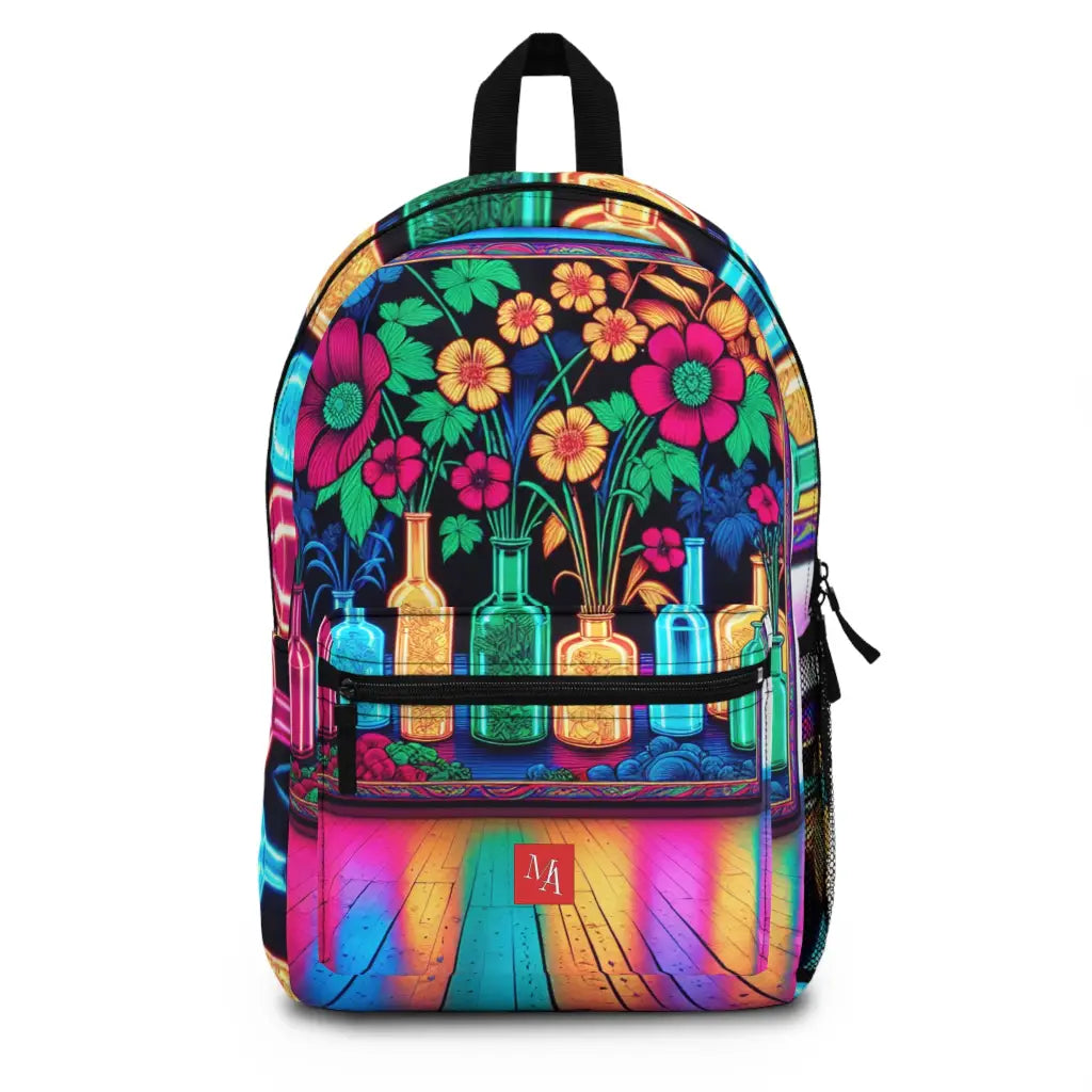 Neon Reflections of Nature Backpack One size Bags