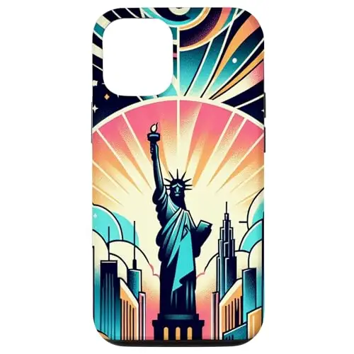 New York City Icon: The Statue of Liberty Amidst Skies Case