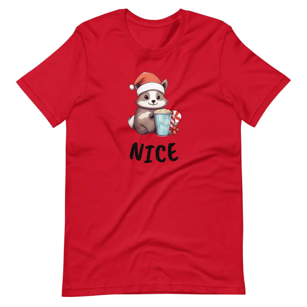 Nice This Christmas Unisex t-shirt - Red / XS - T-Shirt