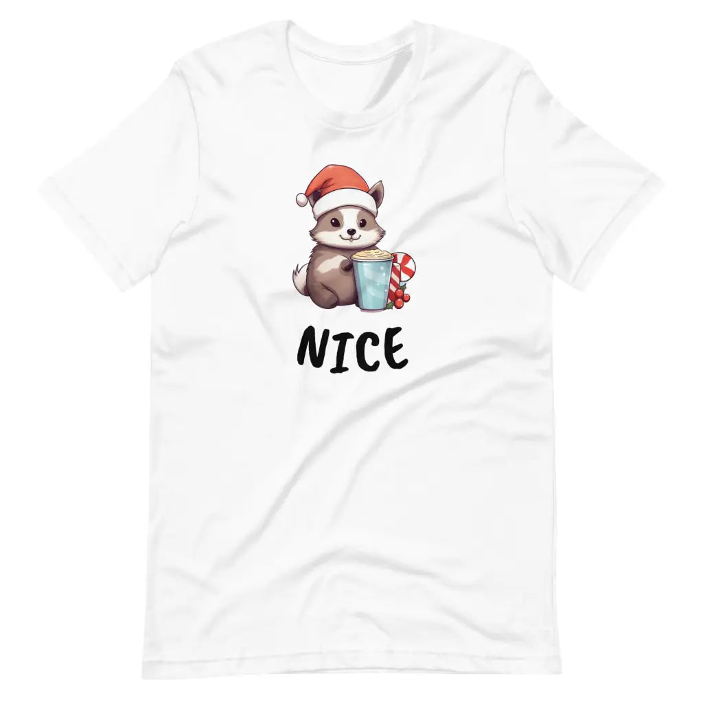 Nice This Christmas Unisex t-shirt - White / XS - T-Shirt