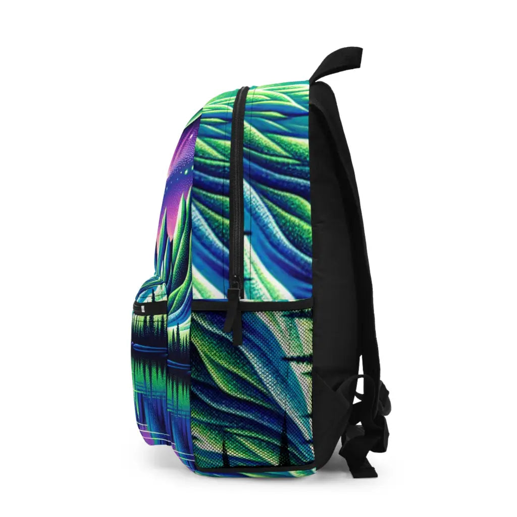 Northern Lights Above the Peaks Backpack One size Bags