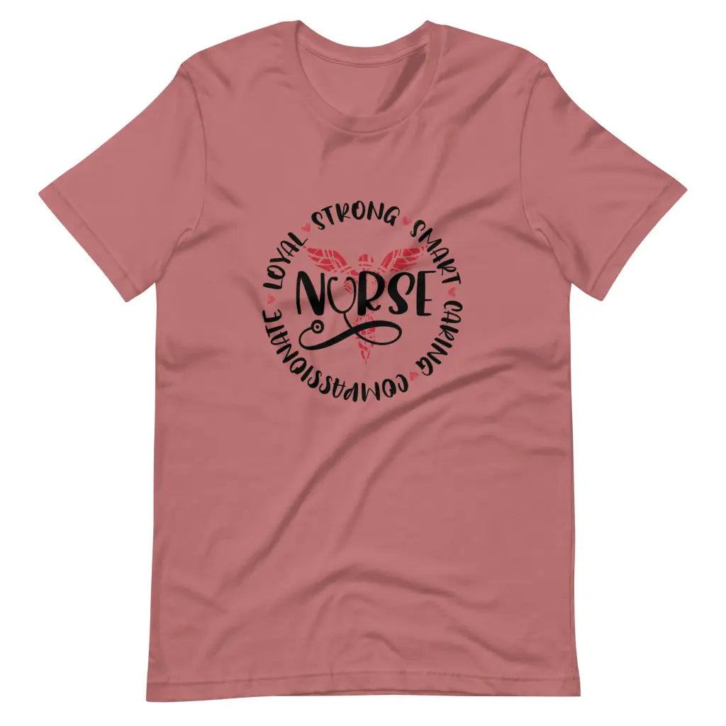 Nurse Attributes t-shirt - Mauve / S - T-Shirt