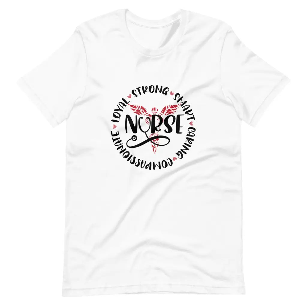 Nurse Attributes t-shirt - White / S - T-Shirt