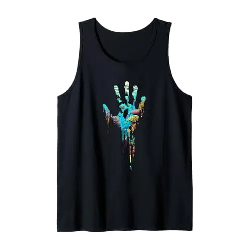 Oceans in Our Hands: The Fragility of Life Tank Top Apparel