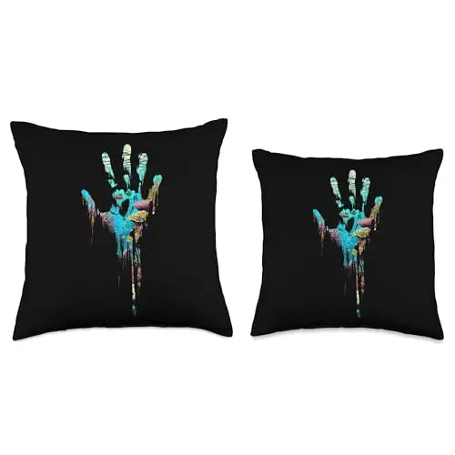 Oceans in Our Hands: The Fragility of Life Throw Pillow Home