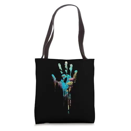 Oceans in Our Hands: The Fragility of Life Tote Bag Apparel