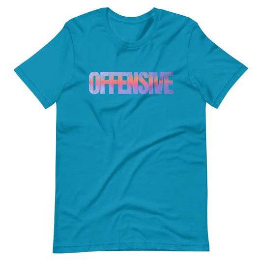 Offensive t-shirt - Aqua / S - T-Shirt