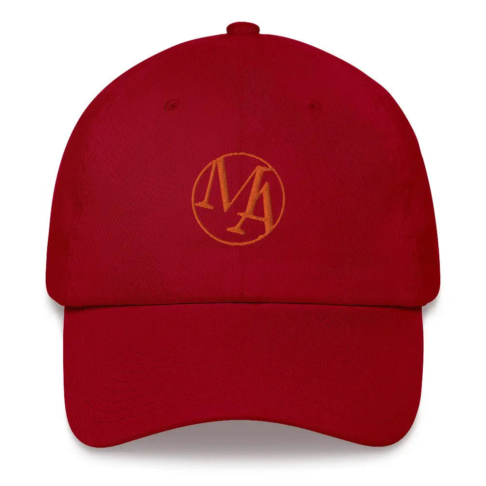 Orange Maxwell Alexanders Insignia Dad hat - Cranberry - Hat