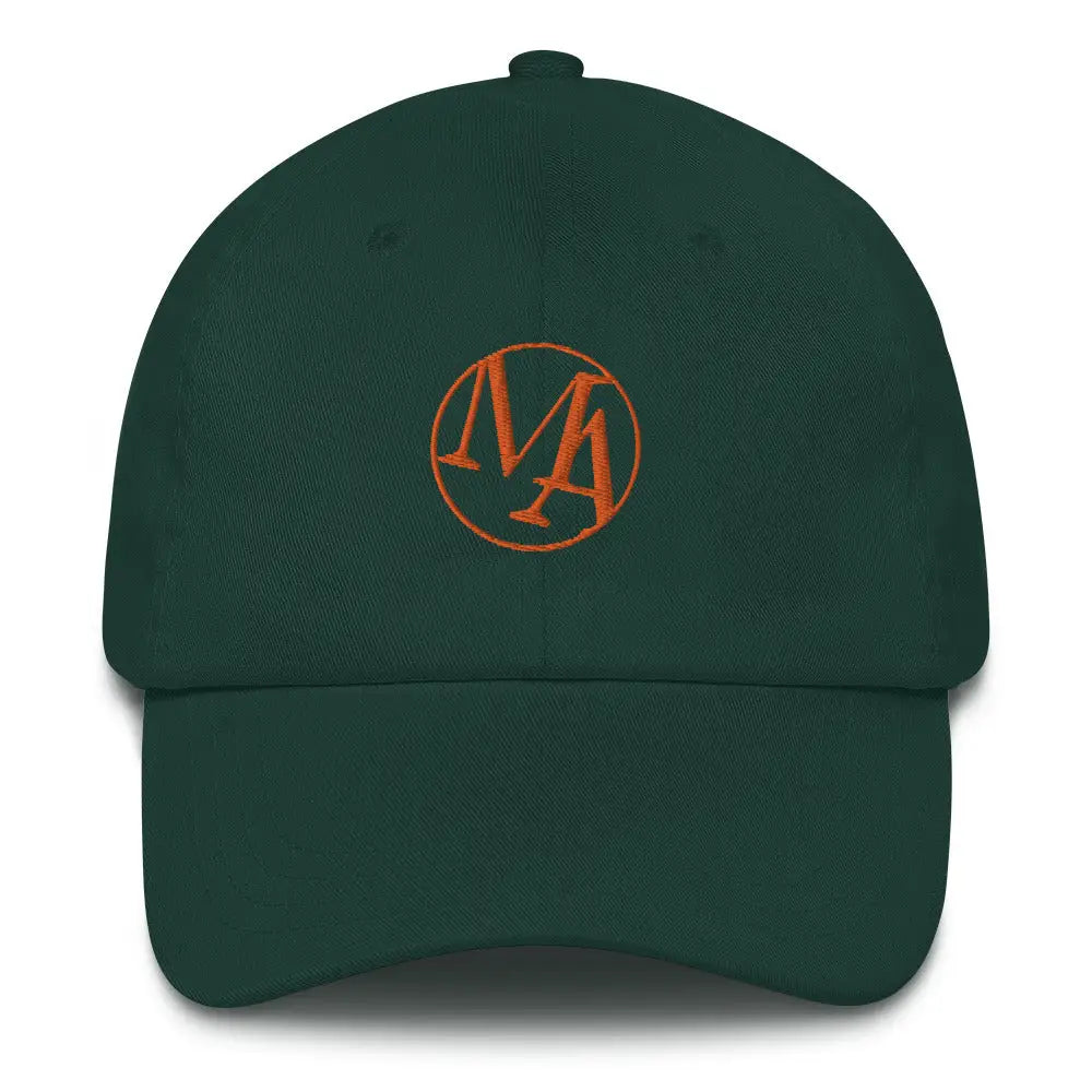 Orange Maxwell Alexanders Insignia Dad hat - Spruce - Hat