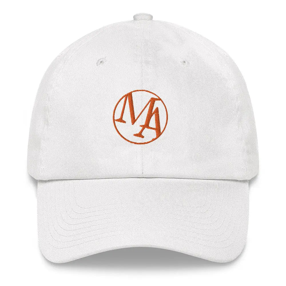 Orange Maxwell Alexanders Insignia Dad hat - White - Hat