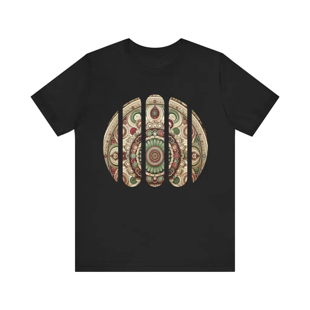 Ornate Mandala Medley - Jersey Short Sleeve Tee - Black / S