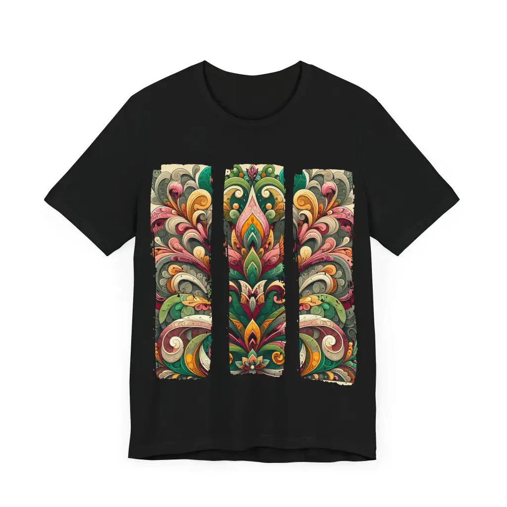 Ornate Paisley Tapestry - Jersey Short Sleeve Tee - T-Shirt