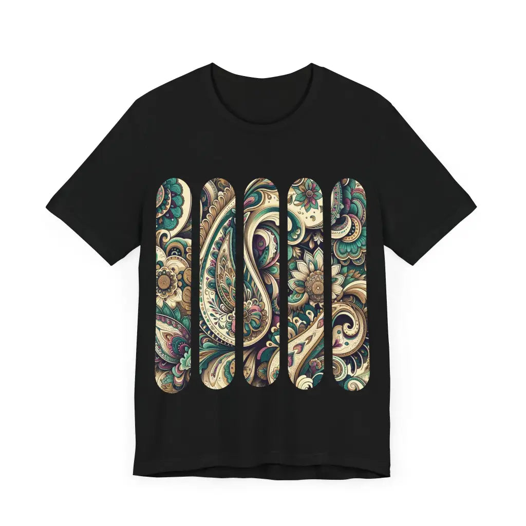 Ornate Paisley Tapestry - Jersey Short Sleeve Tee - T-Shirt