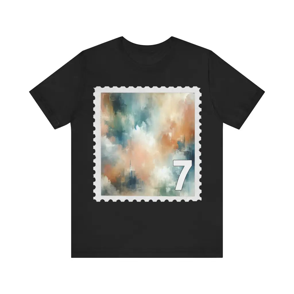 Painted Horizons Jersey Short Sleeve Tee Black / S T Shirt