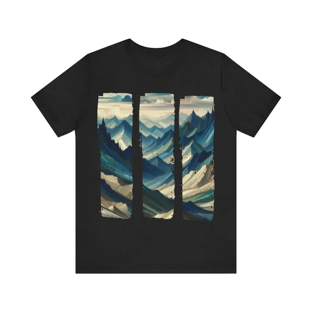 Painted Peaks Panorama Jersey Short Sleeve Tee Black / S T