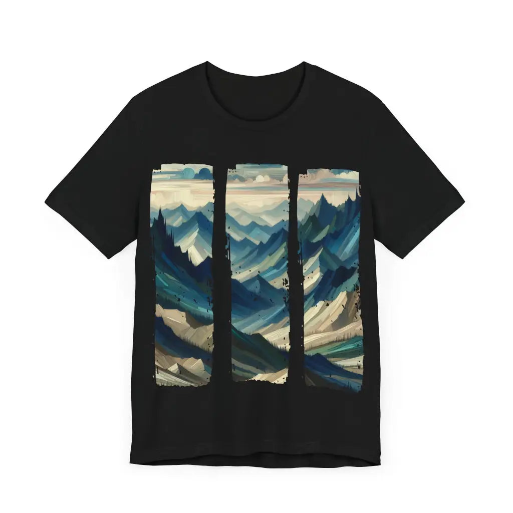 Painted Peaks Panorama Jersey Short Sleeve Tee T Shirt