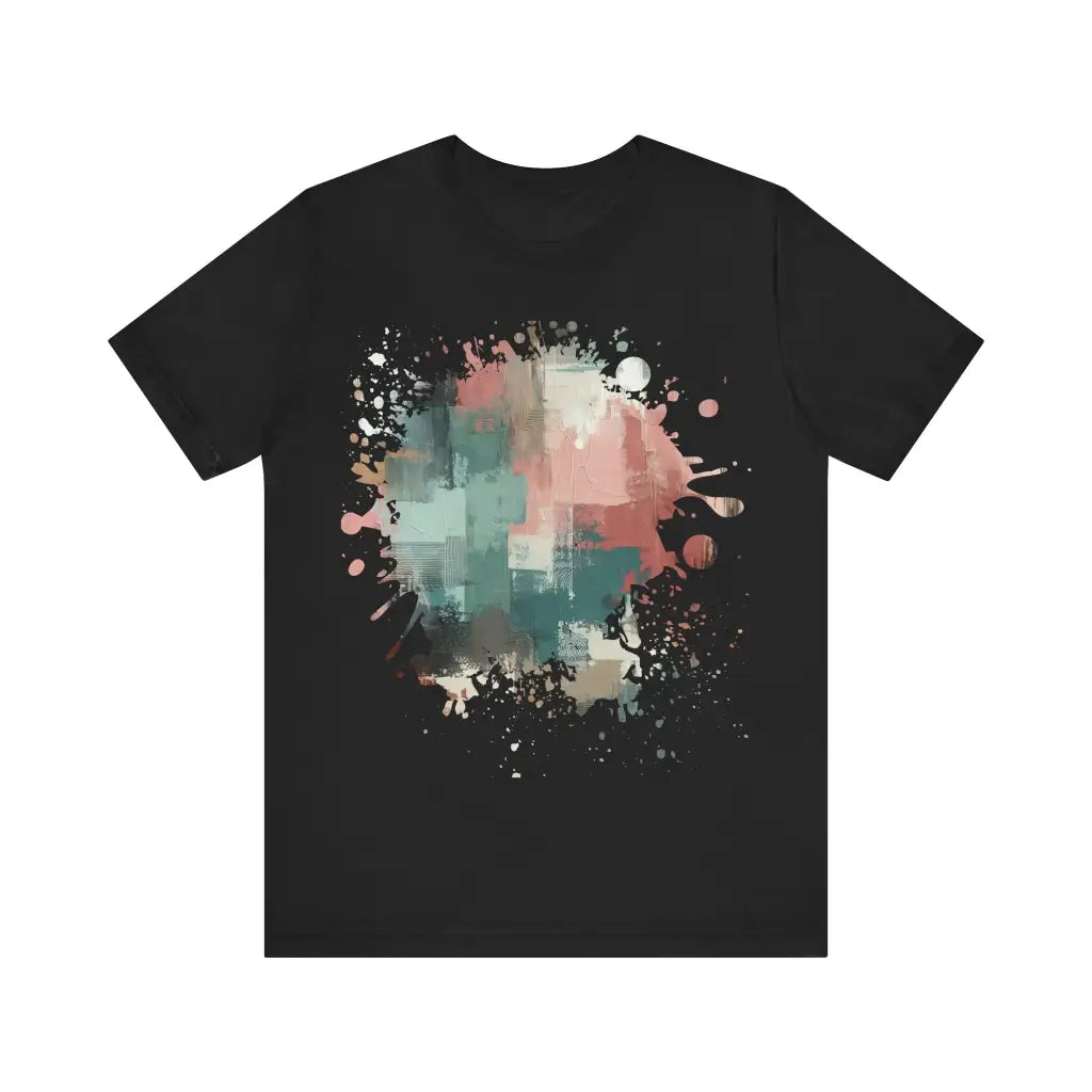 Painted Splash Explosion Jersey Short Sleeve Tee Black / S