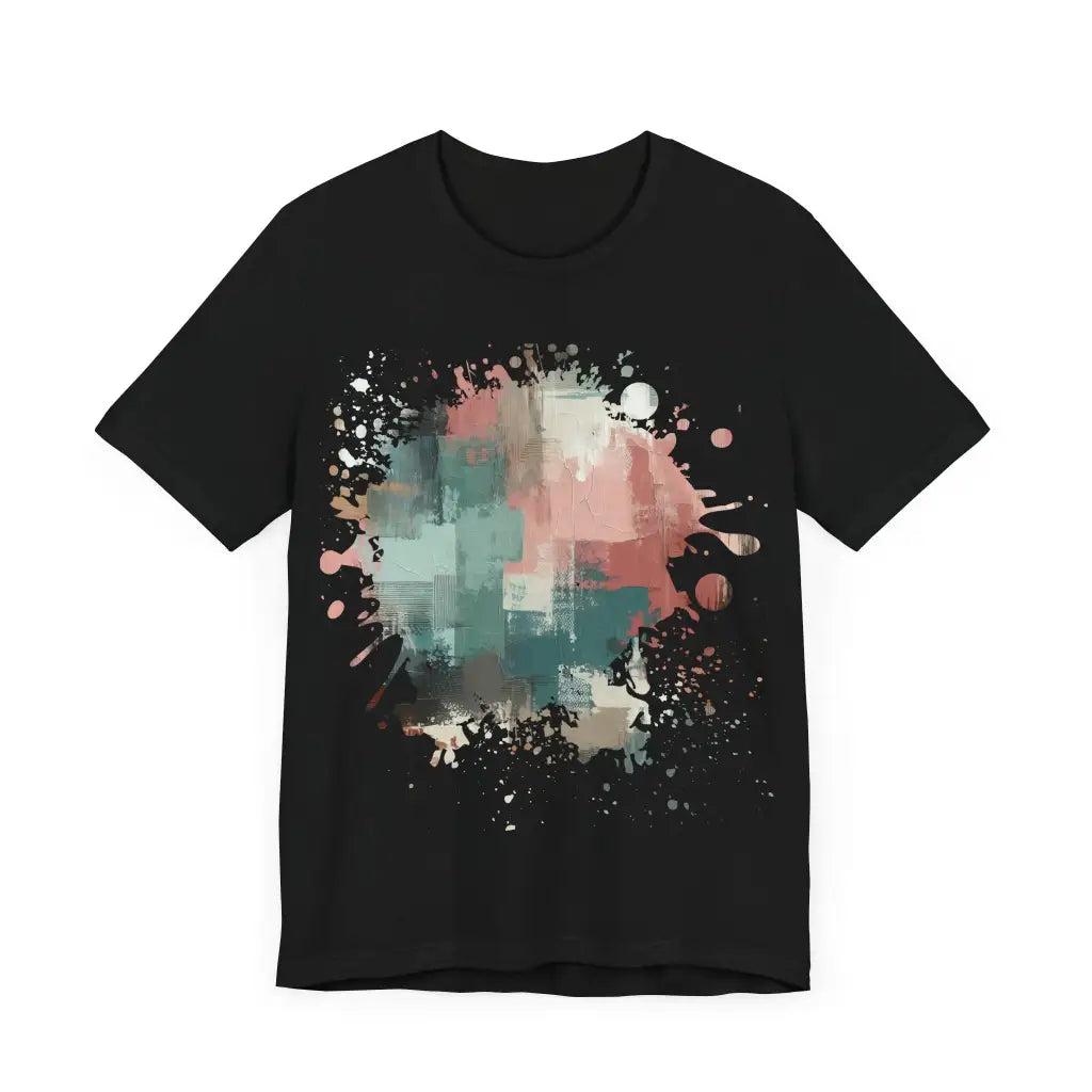 Painted Splash Explosion Jersey Short Sleeve Tee T Shirt